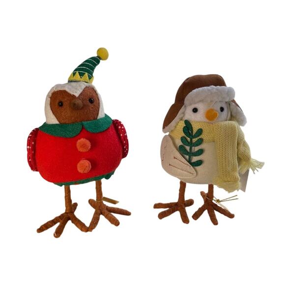 Target Wondershop ‎ Chip & Bauble 2023 Featherly Friends Fabric Bird - Picture 4 of 5